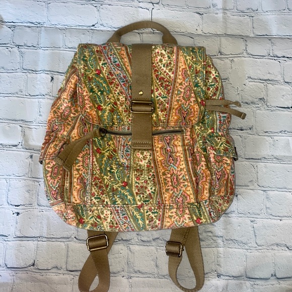 Fossil Bags Fossil Paisley Corduroy Backpack Poshmark